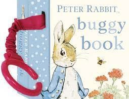 Cuento en inglés de Peter Rabbit para colgar en el cochecito