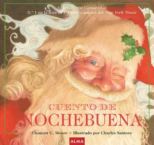 Cuento de Nochebuena álbum ilustrado para niños sobre Papa Noel
