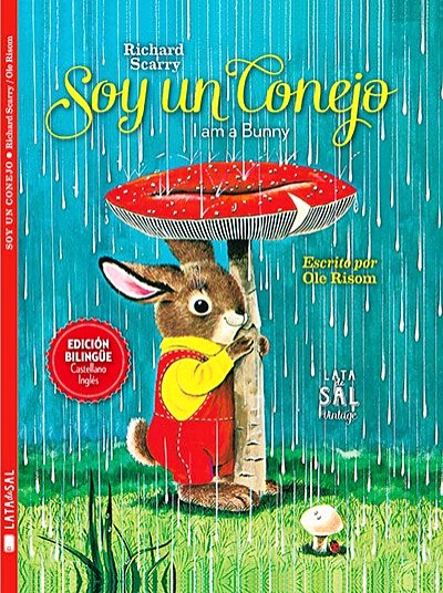 Soy un conejo cuento bilingüe de Ole Risom y Richard Scarry compra en Erase un cuento