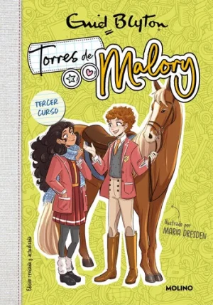portada cuarto curso en Torres de Malory de Enid Blyton