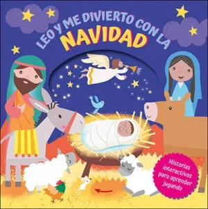 portada Leo y me divierto con la Navidad. Libro interactivo