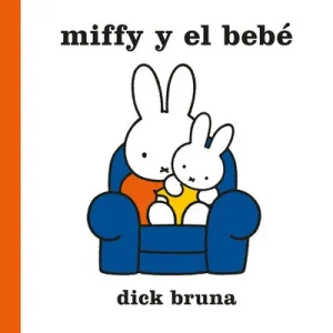 Portada cuento Miffy y el bebe para niños de 0 a 2 años