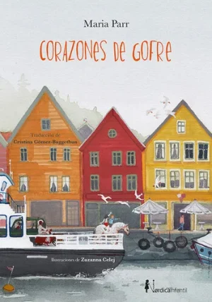 portada Corazones de Gofre de María Parr para niños hasta 12 años