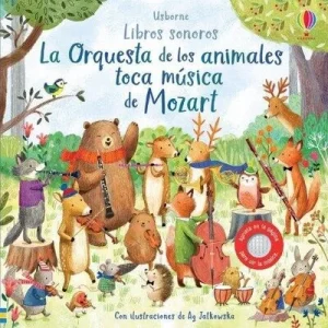 La orquesta de animales toca música de Mozart