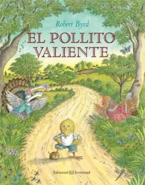 portada cuento repetitivo el pollito valiente