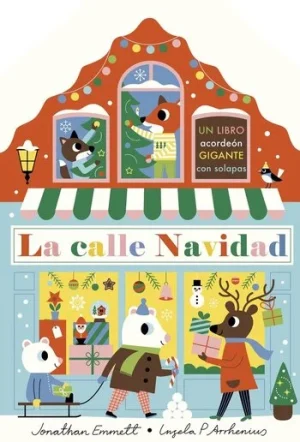 La calle Navidad cuento navideño desplegable para niños de 3 años
