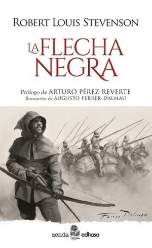portada la flecha negra novela clásicca de venturas de Robert Louis Stevenson