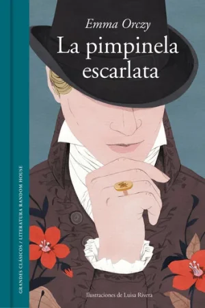 Portada novela clásica "La pimpinela escarlata" sobre la revolución francesa