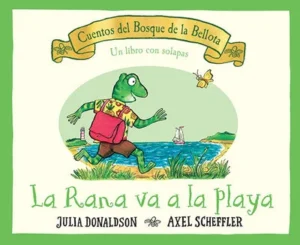 portada la rana va a la playa cuento con solapas comprar en Erase un cuento