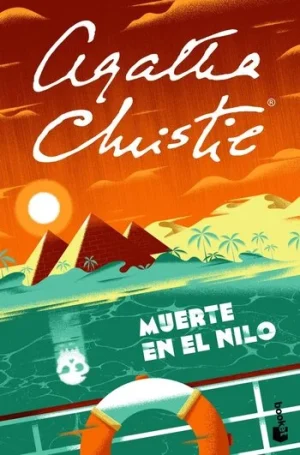 Portada novela policíaca "Muerte en el Nilo" de Agatha Christie