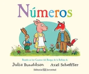 portada cuento Números para niños de 1 y 2 años. De Julia Donaldson y Axel Scheffler
